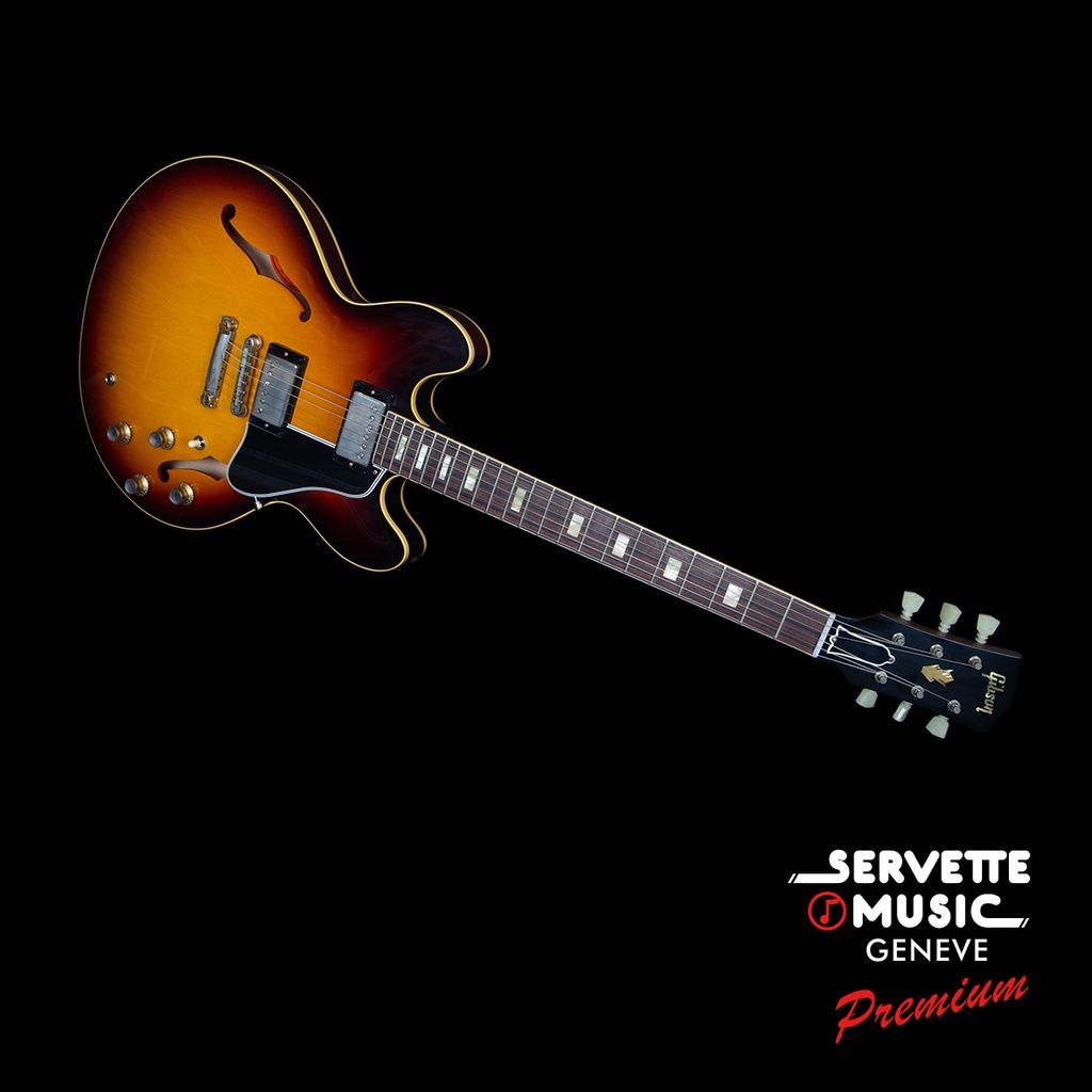 Gibson CS ES-335 '64 Reissue VOS Vintage Burst-5