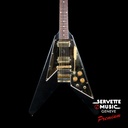 Gibson CS Lenny Kravitz Signature '67 Flying V Ebony/Gold Sparkle Ltd 2002 2