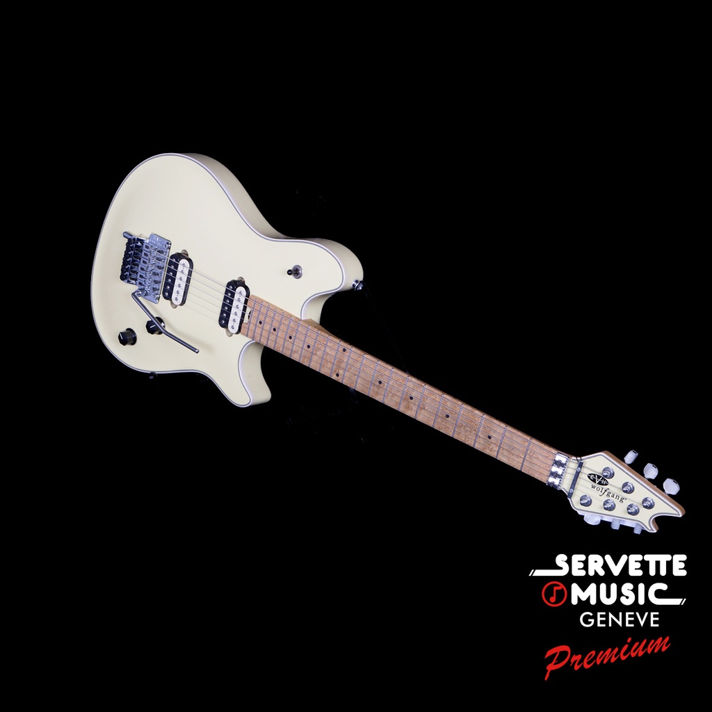 EVH Wolfgang USA Birdseye Maple Vintage White 5