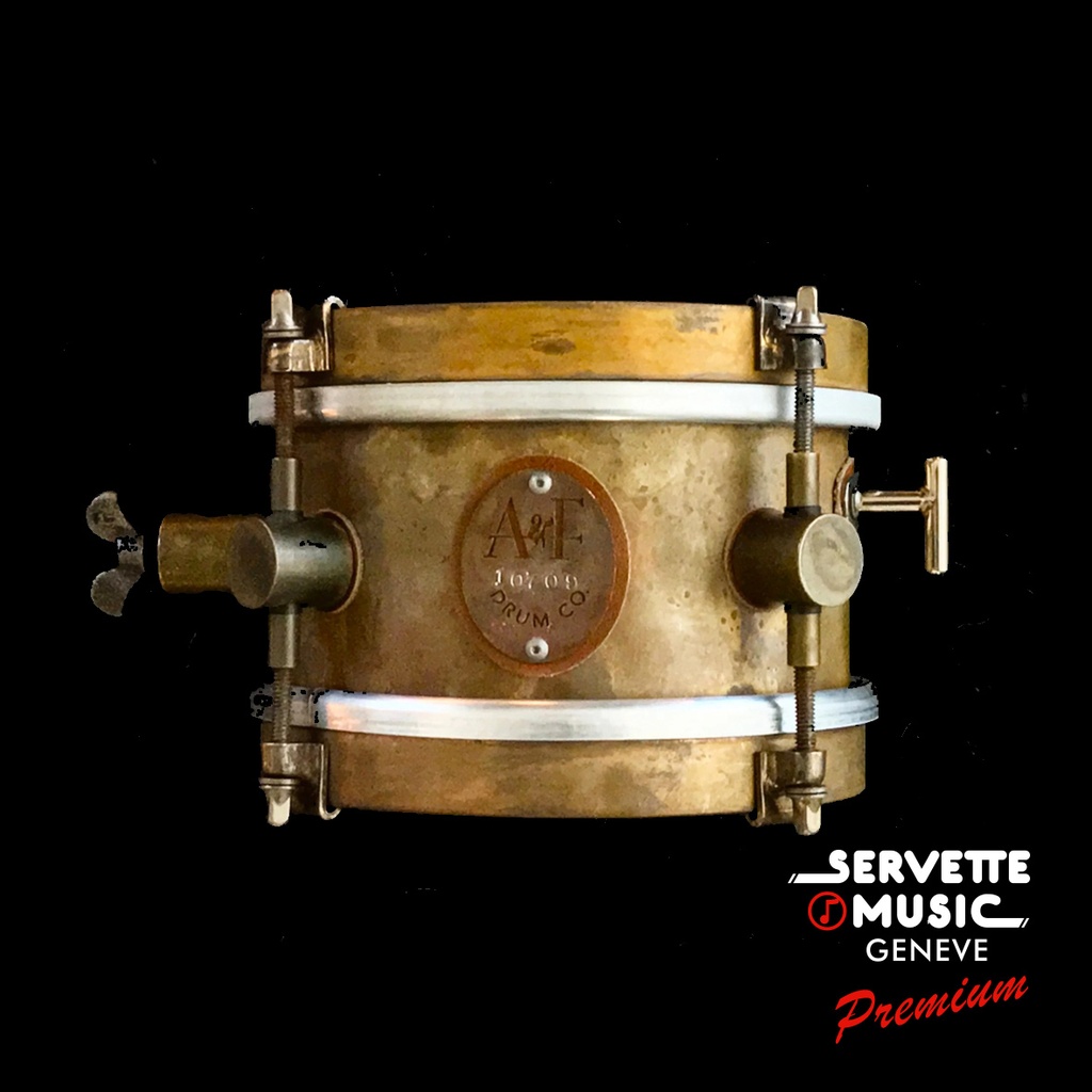 A&F Snare Drum Raw Brass 6x4