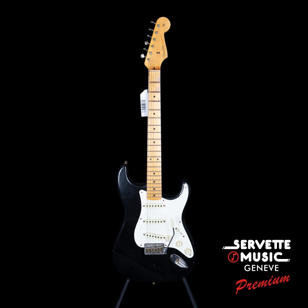 Fender CS Stratocaster 57 Ltd JRN Relic MN Aged BK