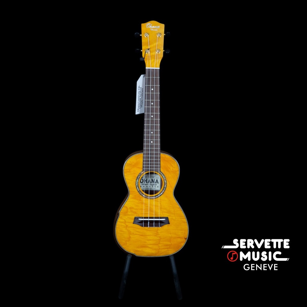 Ohana Laminate CK-150SMP Spalted Maple Concert