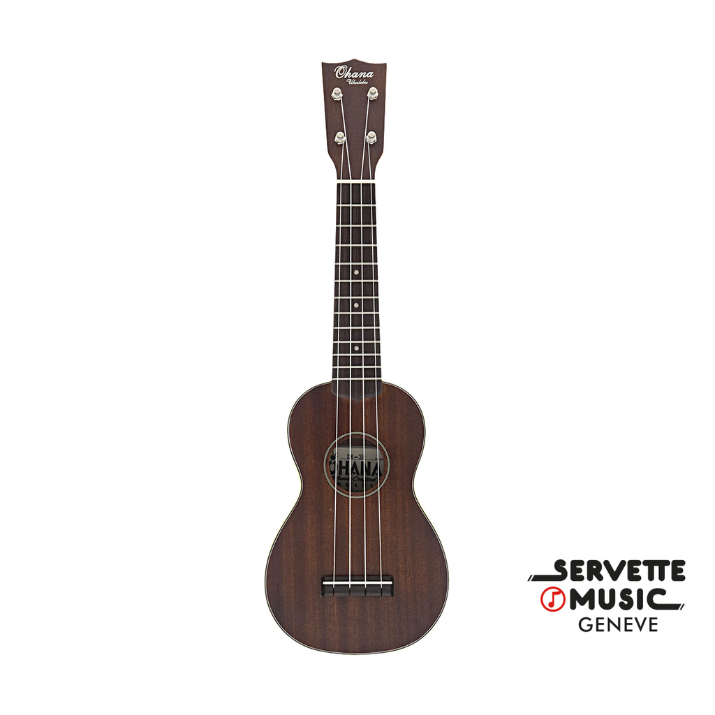 Ohana Soprano Mahogany SK38 Solid Top