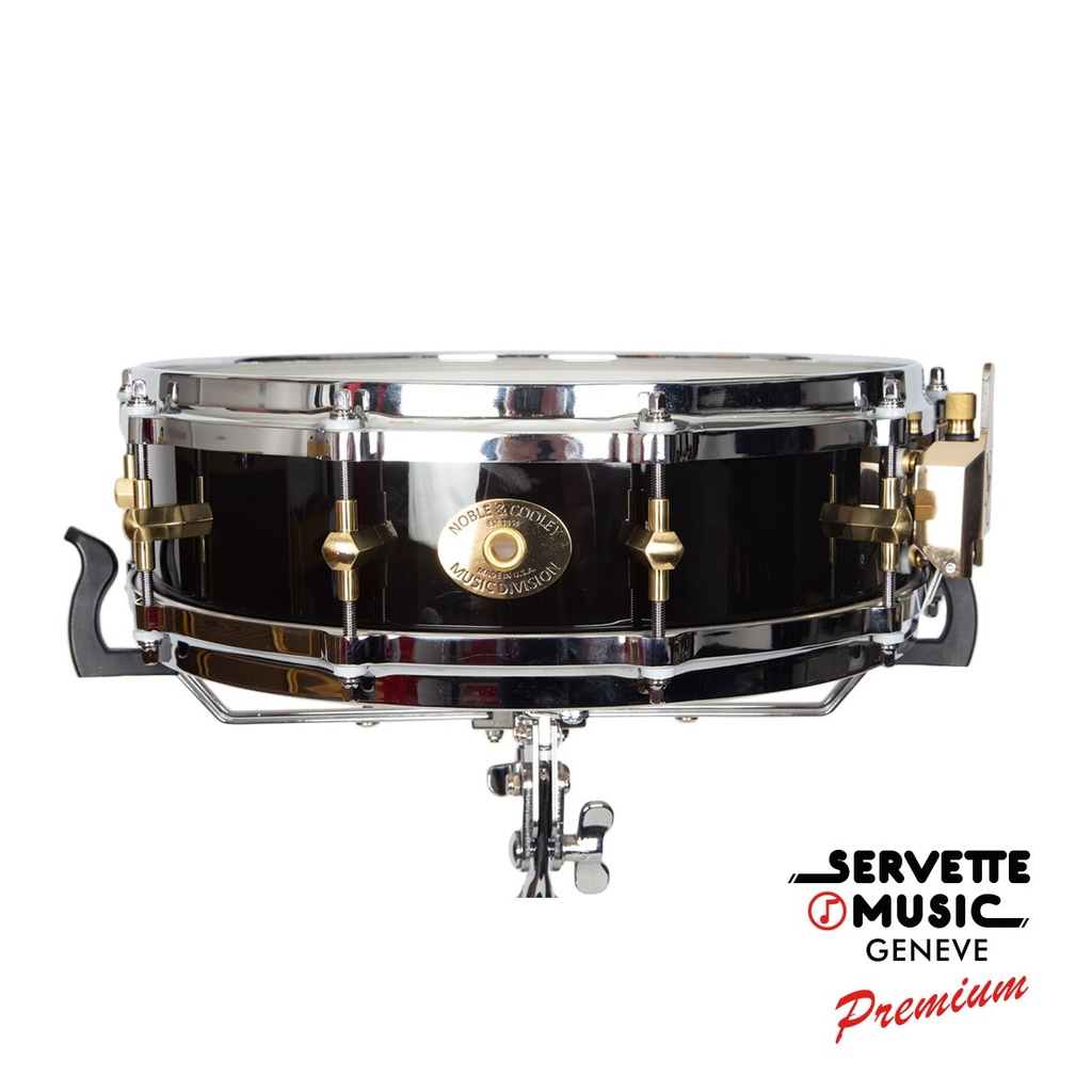 Noble & Cooley Snare Drum Solid Maple Black 14x3.75