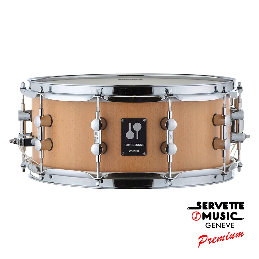 Sonor Snare Drum Kompressor KS1307SDW 13x7 Natural Beech