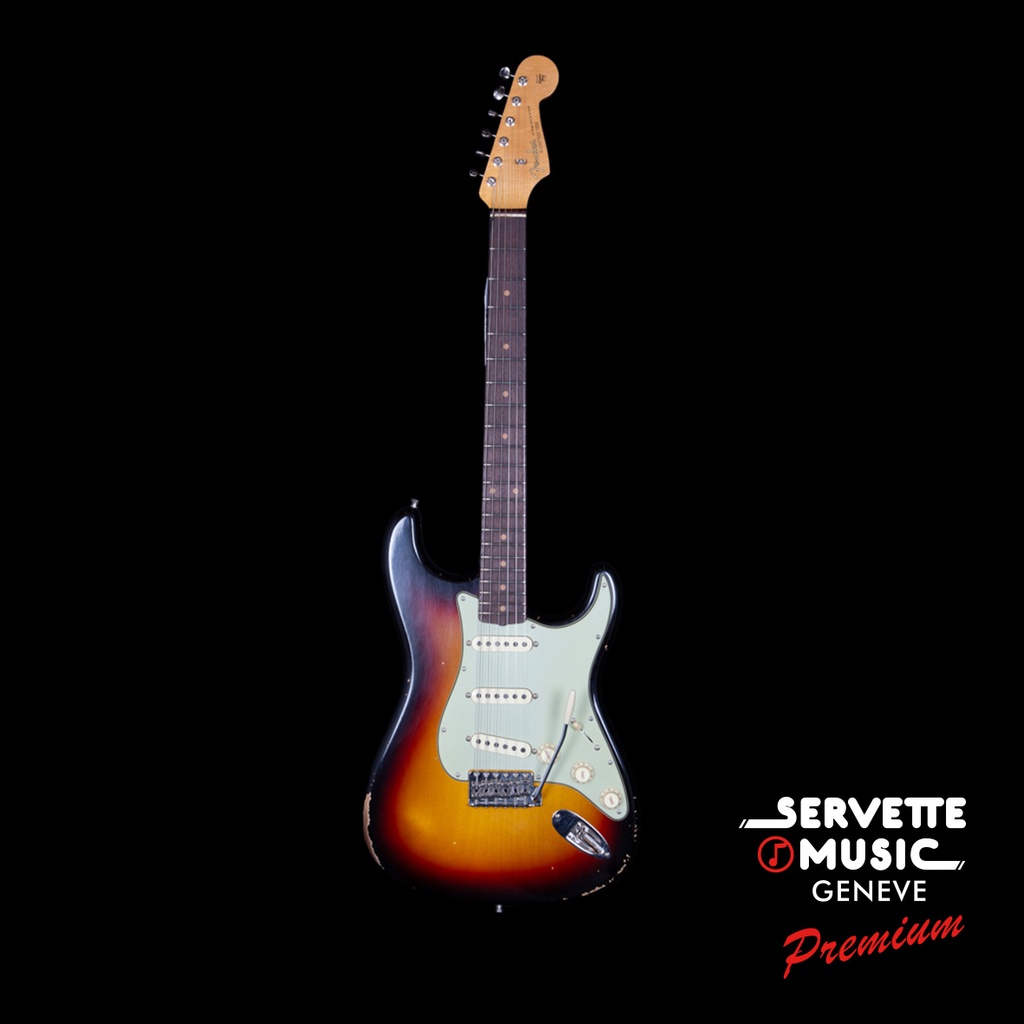 Fender CS Stratocaster 62 JRN/CC Relic RW 3TSB