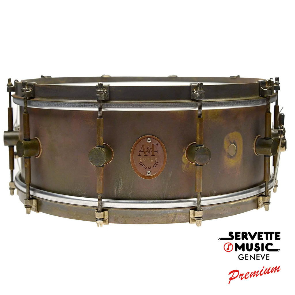 A&F Snare Drum Raw Brass 14x5.5