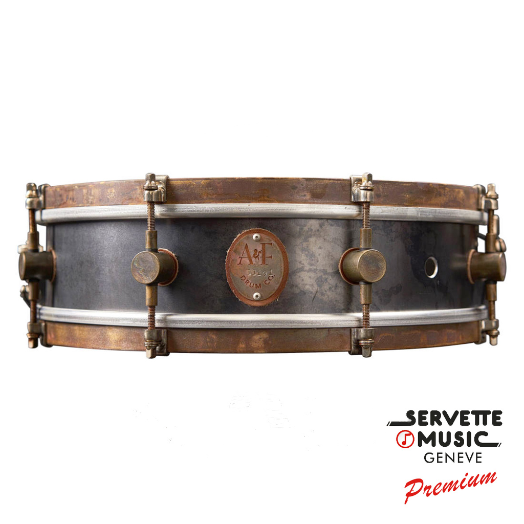 A&F Snare Drum Raw Steel 14x4