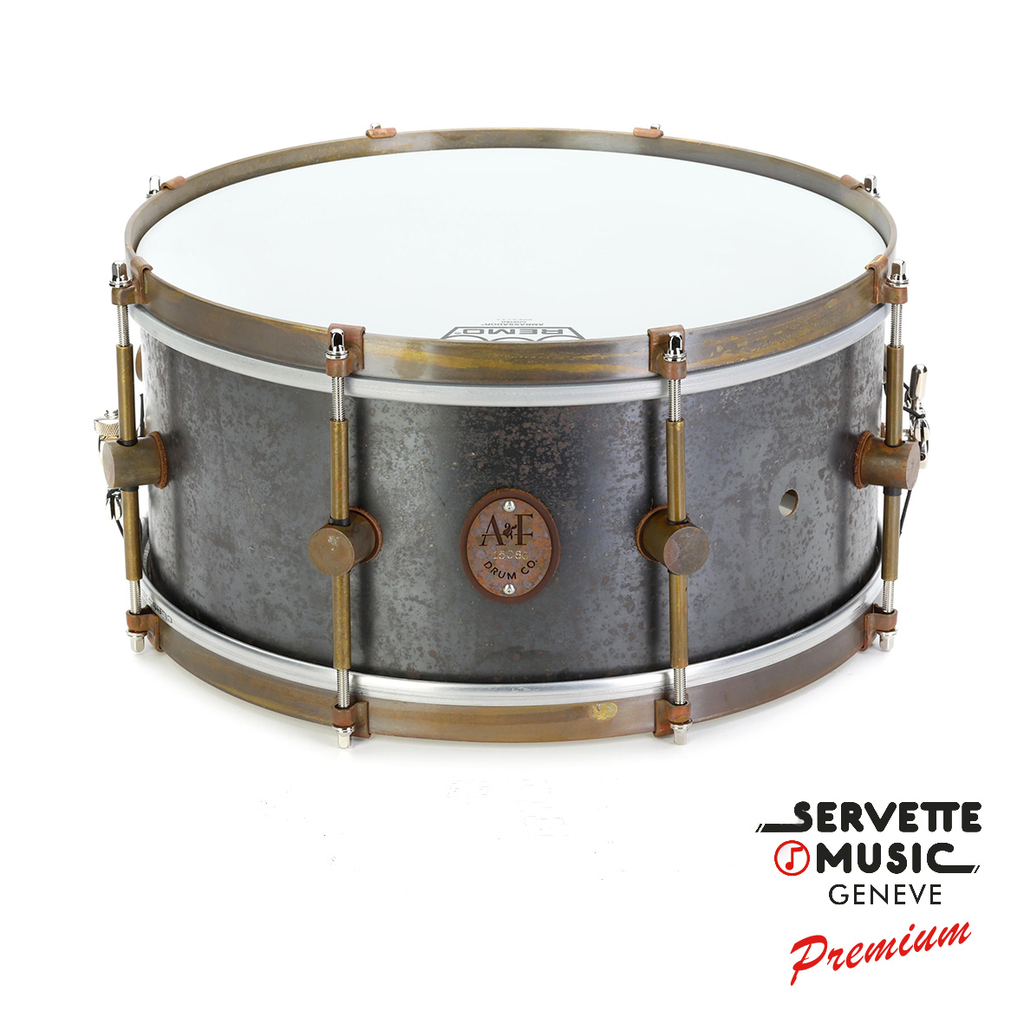 A&F Snare Drum Raw Steel 14x6.5