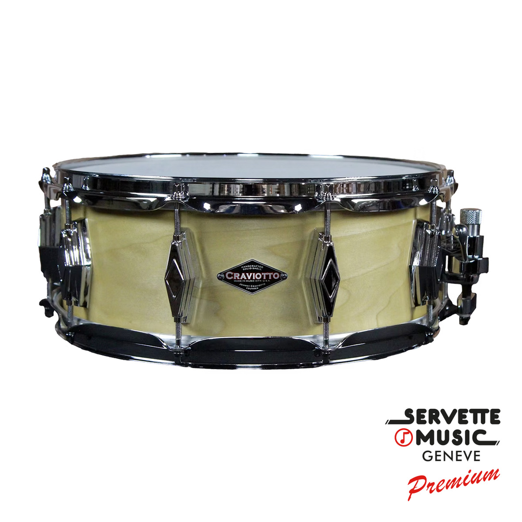 Craviotto Snare Drum Nashville Classic Poplar Natural 14x5.5