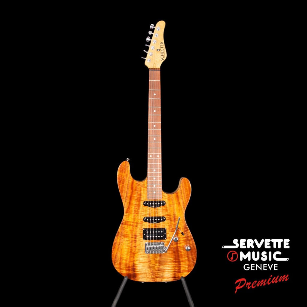 Schecter CS Stratocaster CET HSS RW Koa