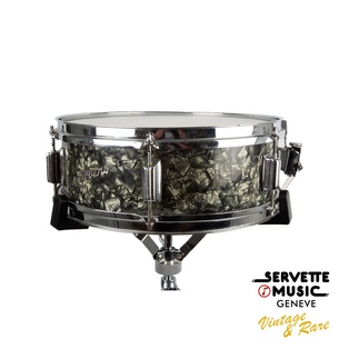 Rogers Snare Drum Luxor 1963 Black Pearl 14x5 vintage