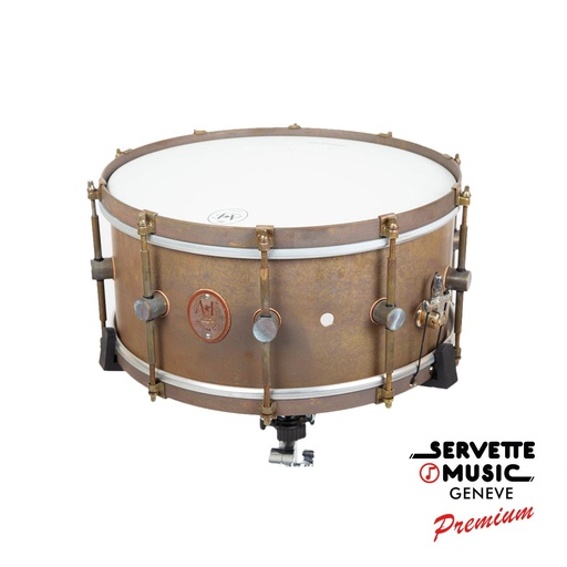 [A&F Snare Drum Raw Brass 14x6.5] A&F Snare Drum Raw Brass 14x6.5