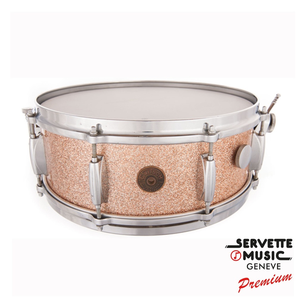 [Gretsch Snare Drum Broadkaster Champagne Sparkle 14x5] Gretsch Snare Drum Broadkaster Champagne Sparkle 14x5
