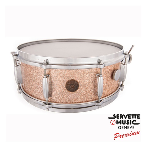 [Gretsch Snare Drum Broadkaster Champagne Sparkle 14x5] Gretsch Snare Drum Broadkaster Champagne Sparkle 14x5
