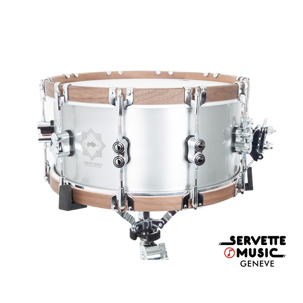 [PDP by DW Snare Drum Concept Aluminium Woodhoops 14x6.5] PDP by DW Snare Drum Concept Aluminium Woodhoops 14x6.5