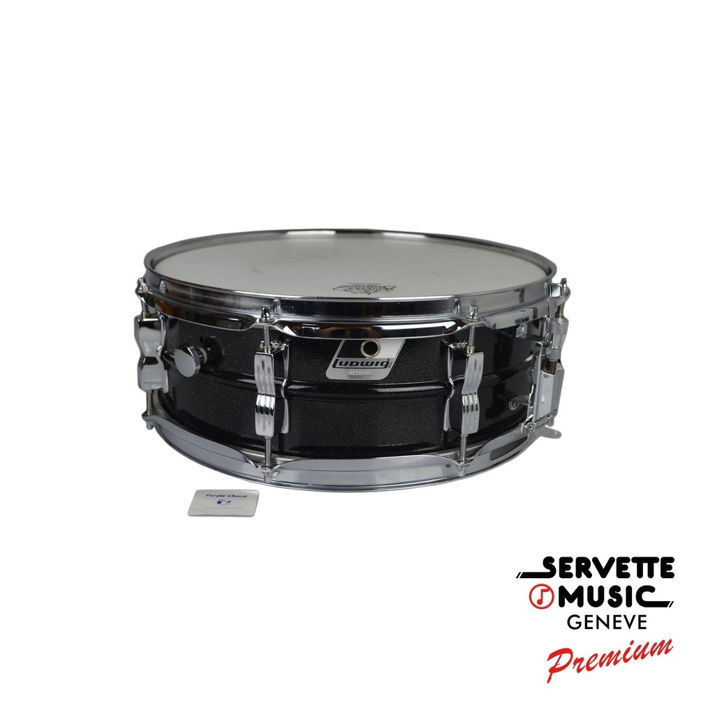 [Ludwig Snare Drum LM404C Galaxy Black 14x5] Ludwig Snare Drum LM404C Galaxy Black 14x5 
