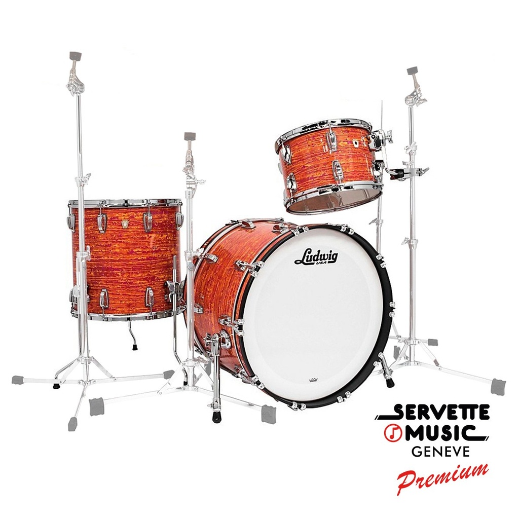 [Ludwig Classic Maple 13T/16F/22B Mod Orange] Ludwig Classic Maple 13T/16F/22B Mod Orange