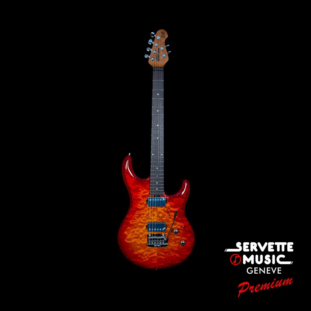 [Music Man Luke III HH Cherry Burst Quilt] Music Man Luke III HH Cherry Burst Quilt
