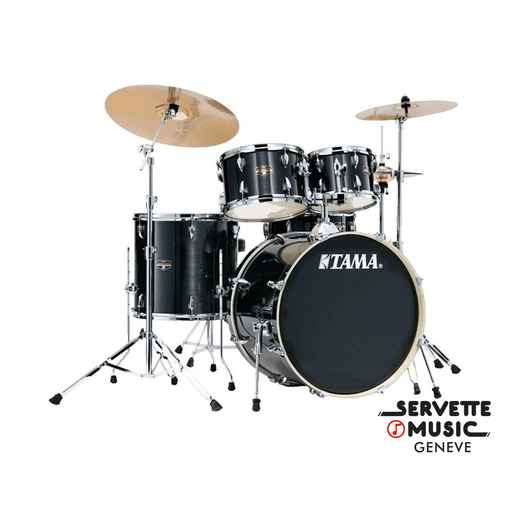 [Tama Imperialstar 10T/12T/14F/20B/14S Hairline Black] Tama Imperialstar 10T/12T/14F/20B/14S Hairline Black with hardware
