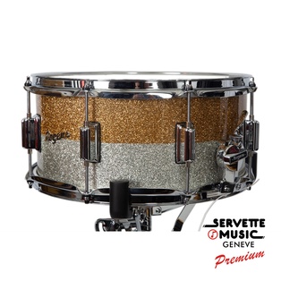 Rogers Snare Drum Powertone 24GSTT Gold/Silver 14x6.5