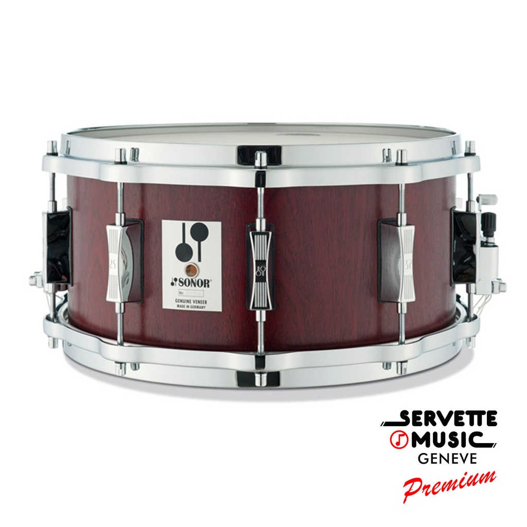 [Sonor Snare Drum Phonic D516MR Mahagony Semi-Gloss 14x6.5] Sonor Snare Drum Phonic D516MR Mahagony Semi-Gloss 14x6.5