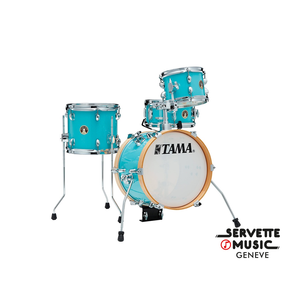 [Tama Club Jam Flyer 8T/10F/14B/10S Aqua Blue] Tama Club Jam Flyer 8T/10F/14B/10S Aqua Blue with hardware