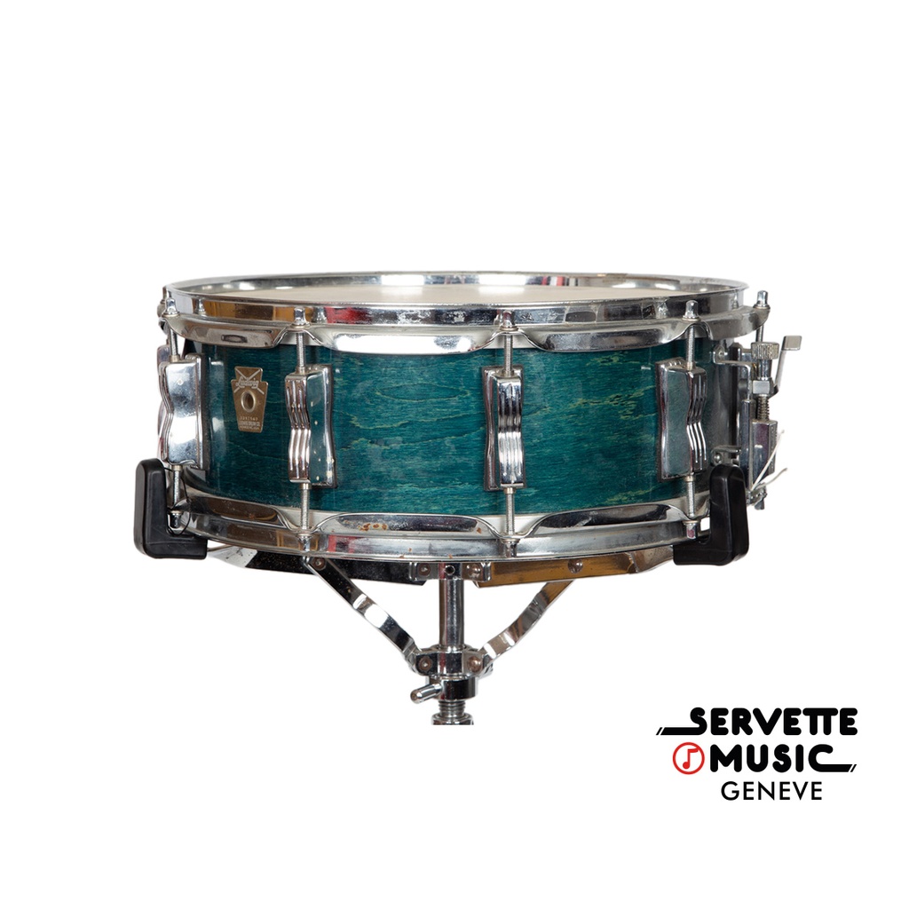 [Ludwig Snare Drum Classic Maple Aqua Blue 14x5] Ludwig Snare Drum Classic Maple Aqua Blue 14x5 occasion