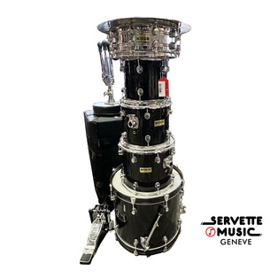 Basix Student 10T/12T/14F/20B/14S PVC Black with set of cymbals Medina 14/16/20