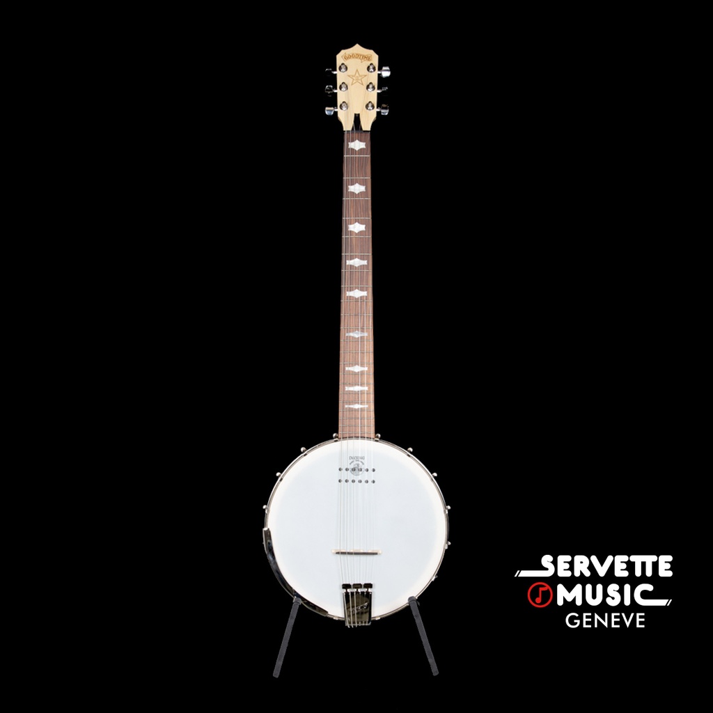 [Deering Goodtime 6-String Open-Back electro-acoustic banjo] Deering Goodtime 6-String Open-Back electro-acoustic banjo