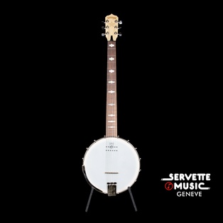 Deering Goodtime 6-String Open-Back electro-acoustic banjo