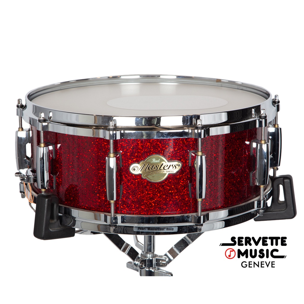 [Pearl Snare Drum Masters Maple Red Sparkle 14x5] Pearl Snare Drum Masters Maple Red Sparkle 14x5