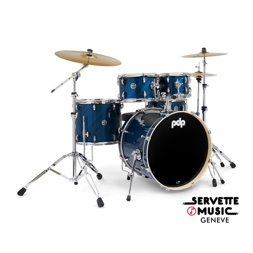 [PDP by DW MainStage Rock Set 10T/12T/16F/22B/14S Twisted Blue Steel] PDP by DW MainStage Rock Set 10T/12T/16F/22B/14S Twisted Blue Steel