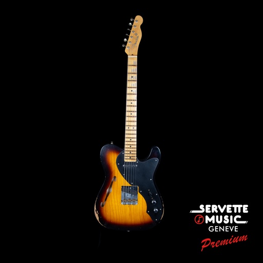 [Fender CS Tele 51 Ltd Nocaster Thinline Relic MN A2TSB] Fender CS Telecaster 51 Ltd Nocaster Thinline Relic MN A2TSB
