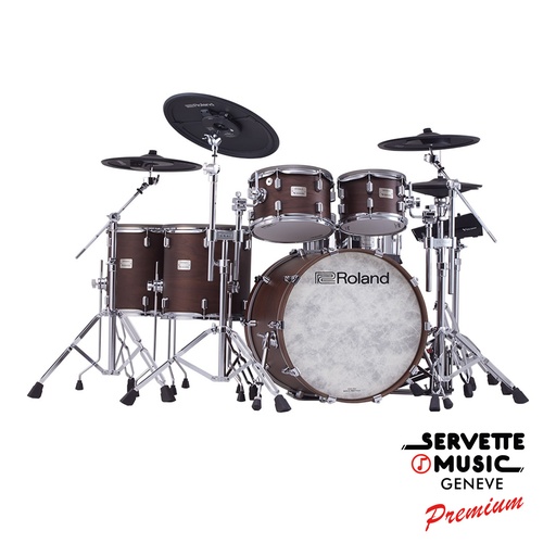 [Roland VAD716SW V-Drums Acoustic Design Satin Walnut] Roland VAD716SW V-Drums Acoustic Design Satin Walnut