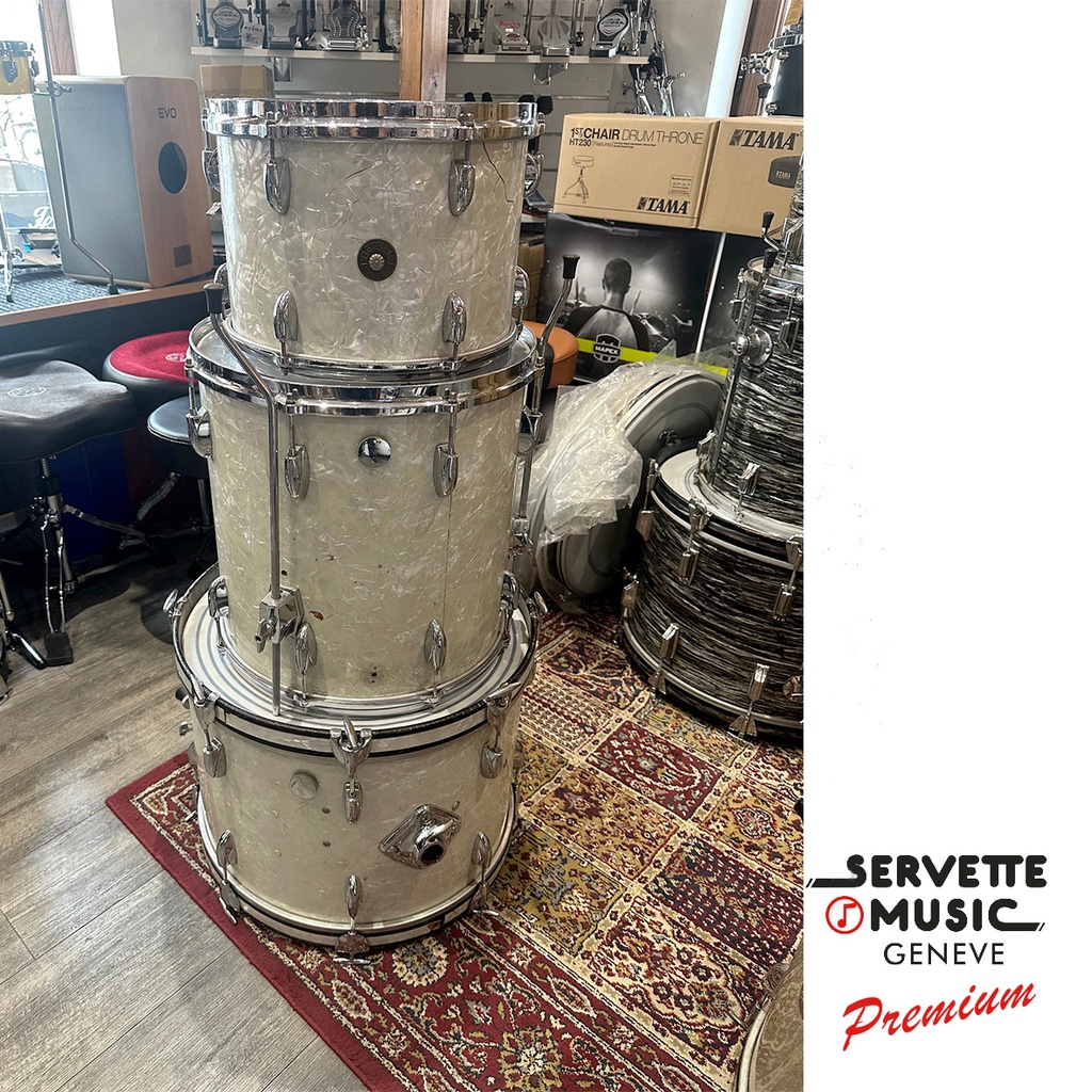 [Gretsch 1966 13T/16F/20B White Marine] Gretsch 1966 13T/16F/20B White Marine